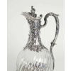 Victor Boivin Aiguière en cristal et argent style louis XV circa 1880 | Biron Victor Boivin Aiguière en cristal et argent style louis XV circa 1880