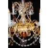Lustre, Maison Baguès, 1940, 12 lumières, pampilles de cristal, grande décoration | Biron Lustre, Maison Baguès, 1940, 12 lumières, pampilles de cristal, grande décoration