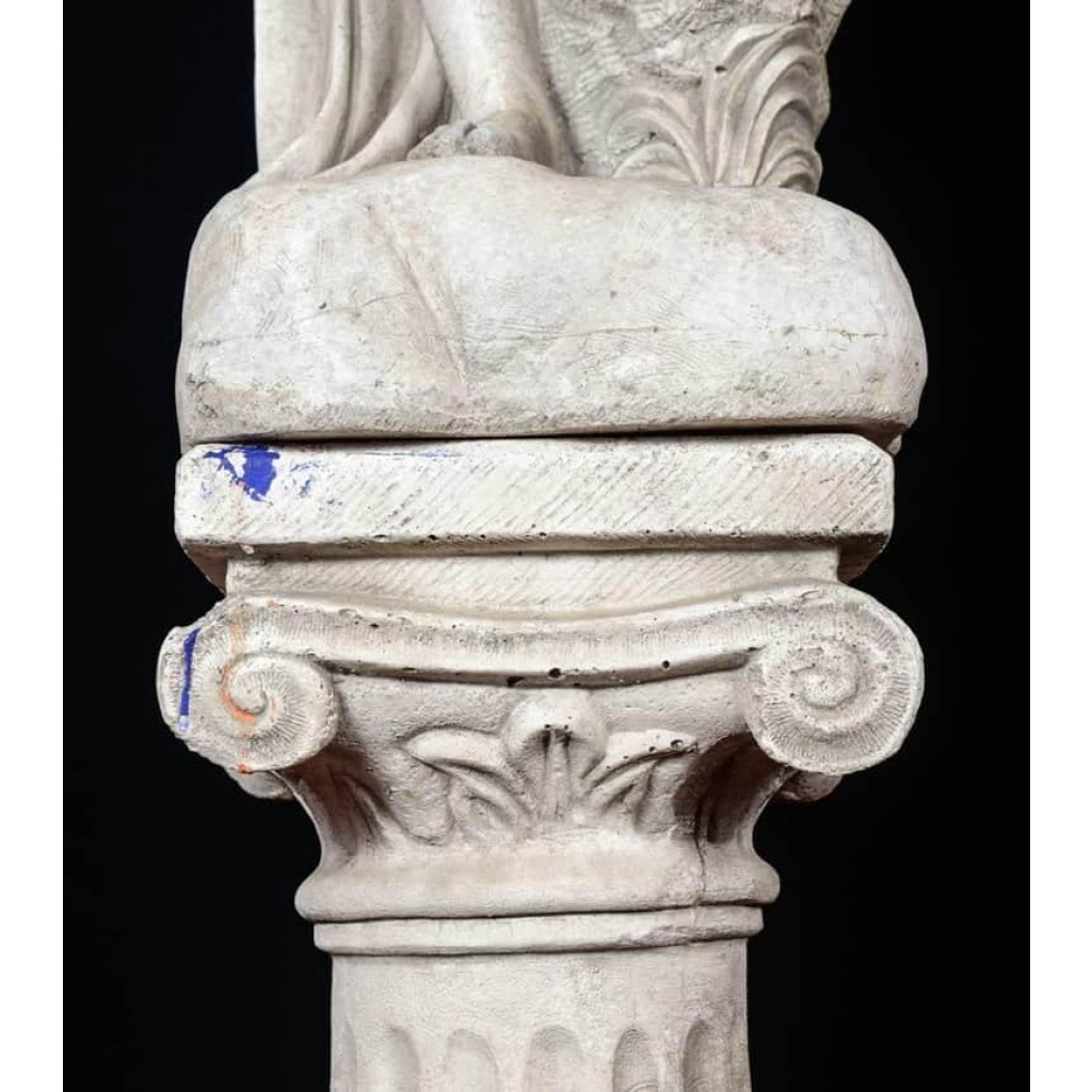 Sculpture Baigneuse, Pierre Reconstitué, XXème Siècle, Intérieur/Extérieur. | Biron Sculpture Baigneuse, Pierre Reconstitué, XXème Siècle, Intérieur/Extérieur.