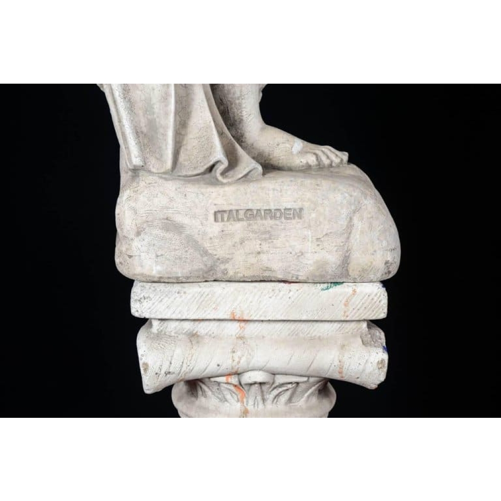 Sculpture Baigneuse, Pierre Reconstitué, XXème Siècle, Intérieur/Extérieur. | Biron Sculpture Baigneuse, Pierre Reconstitué, XXème Siècle, Intérieur/Extérieur.