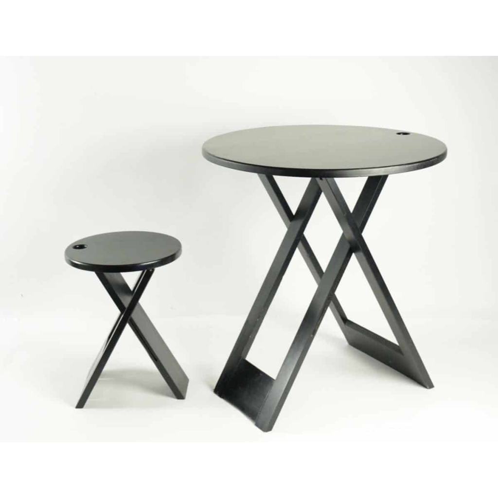 Talon Roger ensemble d’appoint:table et tabouret | Biron |||