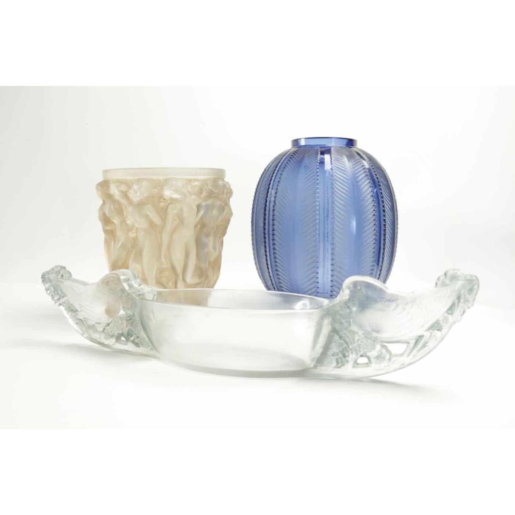 rené lalique Jardinière « mésanges » | Biron rené lalique Jardinière "mésanges"