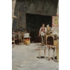 Le marché. Guiseppe Lamonica. 1862-1919.