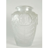 Lalique France » masque de femmes » Vase couvert (1998) | Biron ||||||