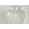 Lalique France » masque de femmes » Vase couvert (1998) | Biron Lalique France " masque de femmes " Vase couvert (1998)