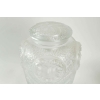 Lalique France » masque de femmes » Vase couvert (1998) | Biron Lalique France " masque de femmes " Vase couvert (1998)