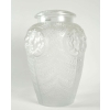 Lalique France » masque de femmes » Vase couvert (1998) | Biron Lalique France " masque de femmes " Vase couvert (1998)