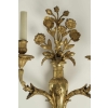 Paire d'appliques de style Louis XVI en bronze doré.