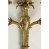 Paire d'appliques de style Louis XVI en bronze doré.