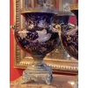 Paire de vases Bleu de Sèvres France 19e siècle | Biron Paire de vases Bleu de Sèvres France 19e siècle