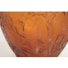 Rene Lalique Amber Vase « Perruches » | Biron Rene Lalique Amber Vase "Perruches"