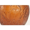 Rene Lalique Amber Vase « Perruches » | Biron Rene Lalique Amber Vase "Perruches"