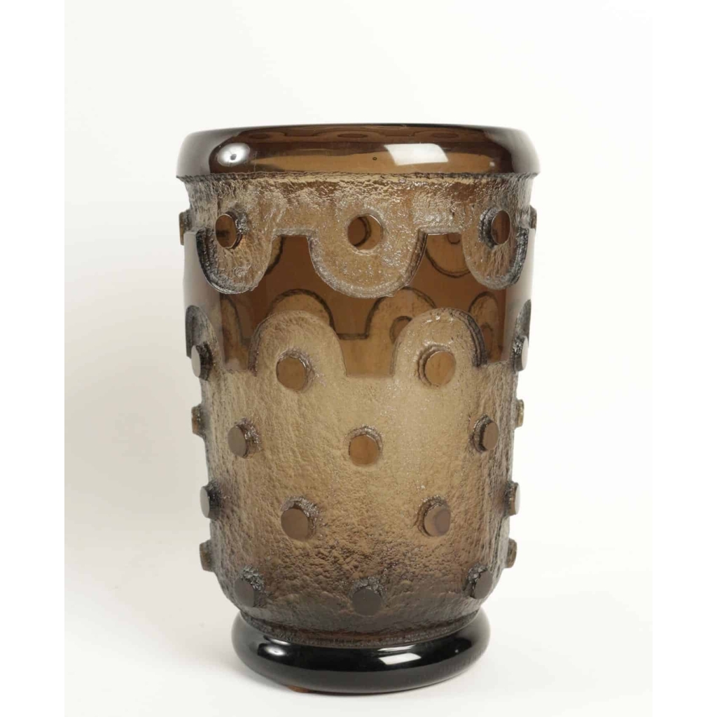 Daum Nancy Monumental Art Deco Vase | Biron ||||||