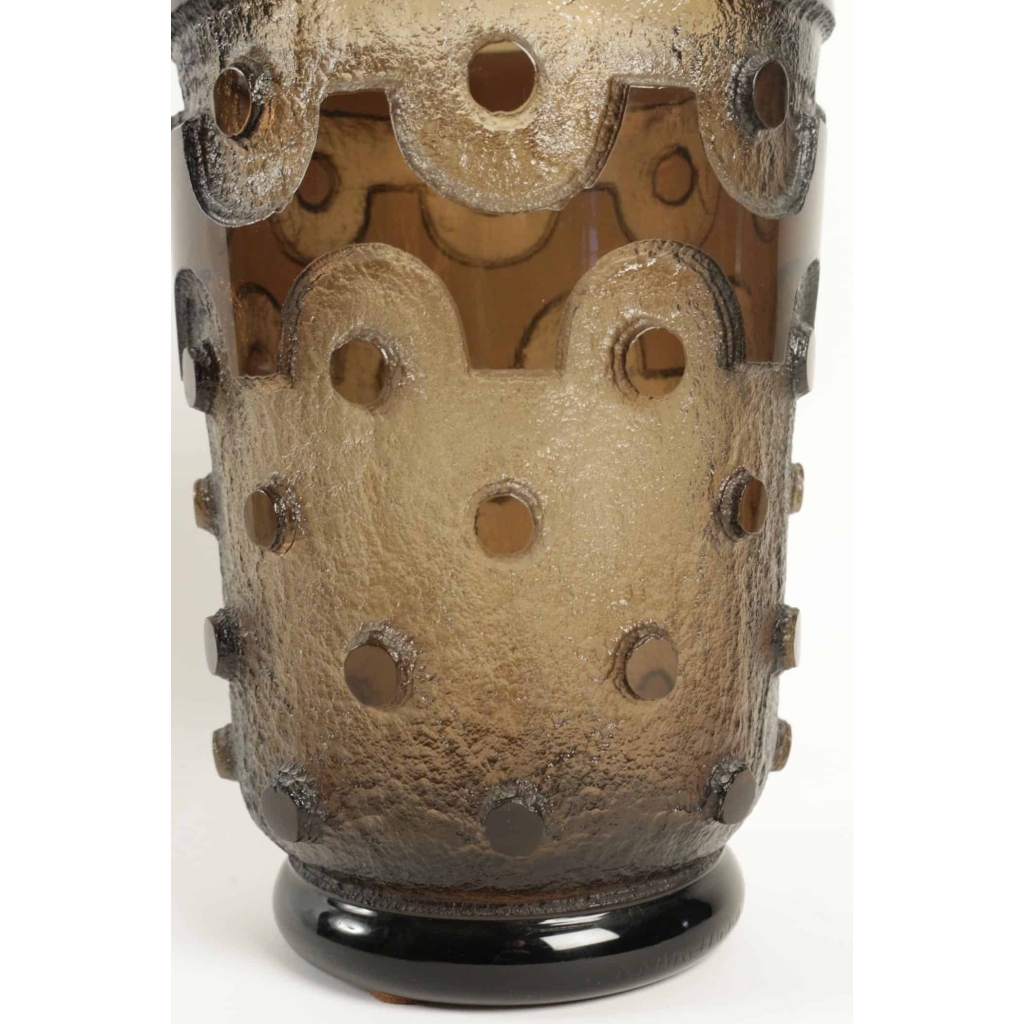 Daum Nancy Monumental Art Deco Vase | Biron Daum Nancy Monumental Art Deco Vase