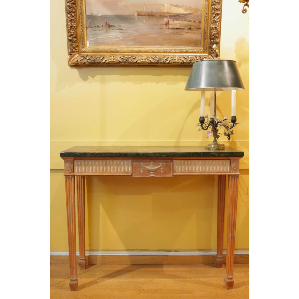 Paire de consoles de style Robert Adams du XIXème siècle
