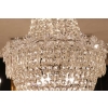 Lustre corbeille en cristal fin 19e | Biron Lustre corbeille en cristal fin 19e