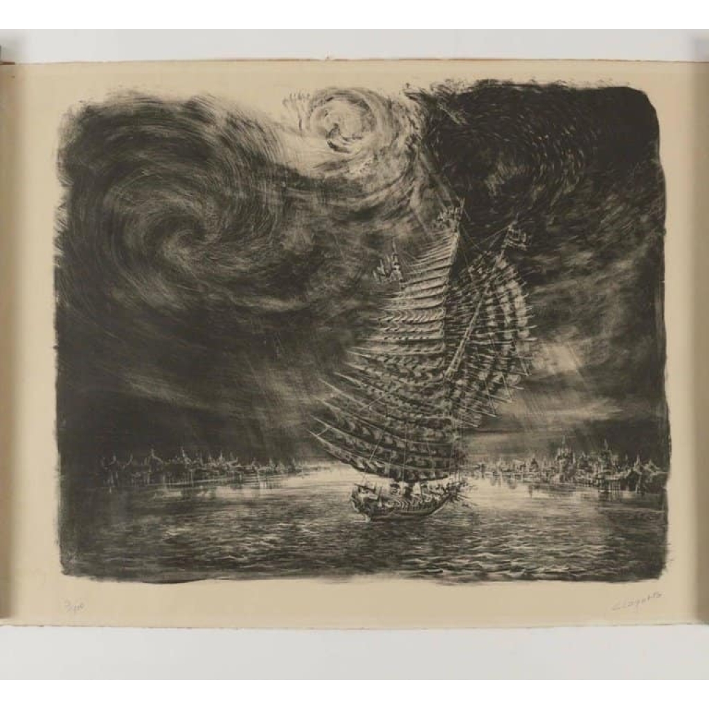 Lithographie Originale de CLAYETTE, 3/100 | Biron |||||||