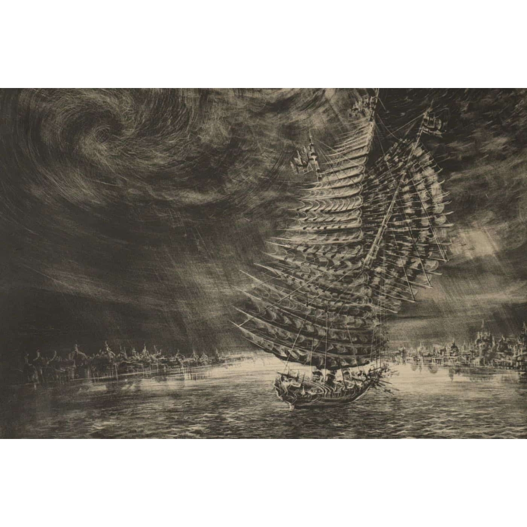 Lithographie Originale de CLAYETTE, 3/100 | Biron Lithographie Originale de CLAYETTE, 3/100