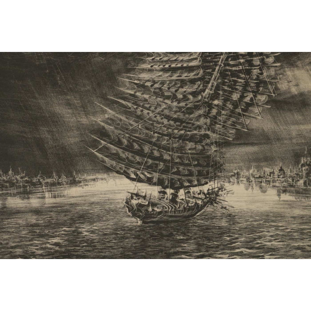 Lithographie Originale de CLAYETTE, 3/100 | Biron Lithographie Originale de CLAYETTE, 3/100