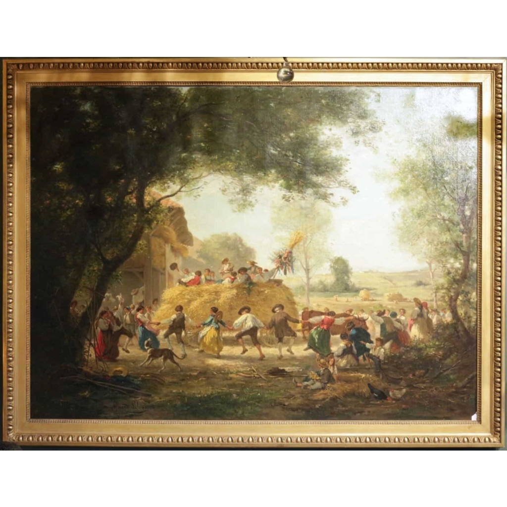 La fête des Moissons par Armand Leleux. 1818-1883 | Biron |||||||