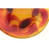René Lalique Coupe « Martigues » Rouge Orangée | Biron René Lalique Coupe "Martigues" Rouge Orangée
