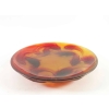 René Lalique Coupe « Martigues » Rouge Orangée | Biron René Lalique Coupe "Martigues" Rouge Orangée