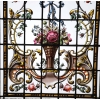 VITRAIL AUX COLOMBES SIGNE "GUILLON"