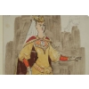 Dessin et Aquarelle, Personnage du Théâtre Russe, Art Russe | Biron Dessin et Aquarelle, Personnage du Théâtre Russe, Art Russe
