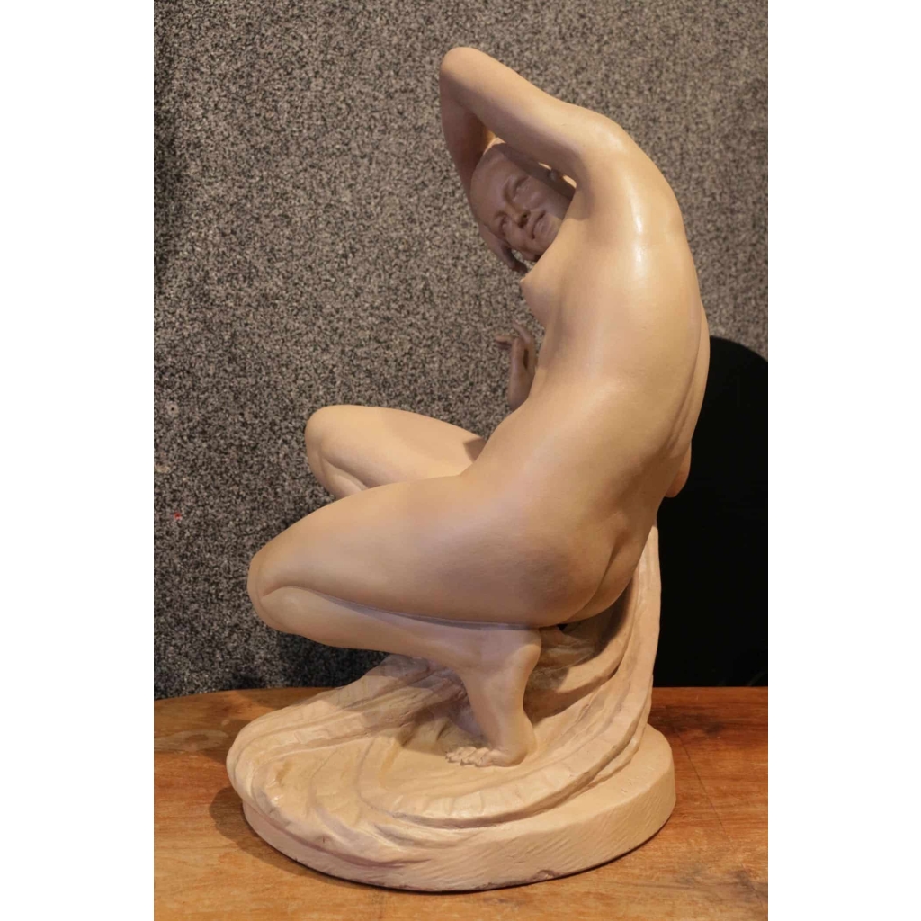 sculpture baigneuse de M.Bourraine | Biron sculpture baigneuse de M.Bourraine