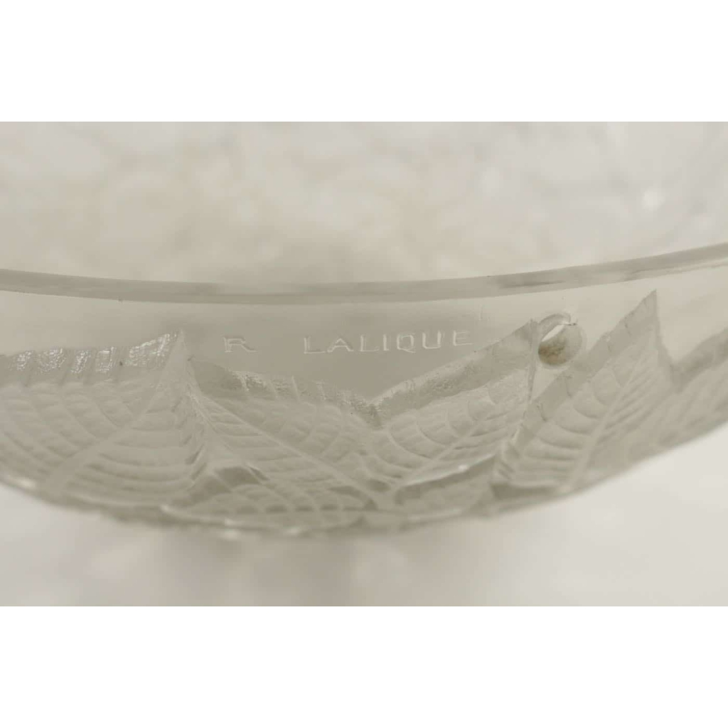 RENE LALIQUE (1860-1945) PLAFONNIER VASQUE « CHARMES » | Biron RENE LALIQUE (1860-1945) PLAFONNIER VASQUE « CHARMES »