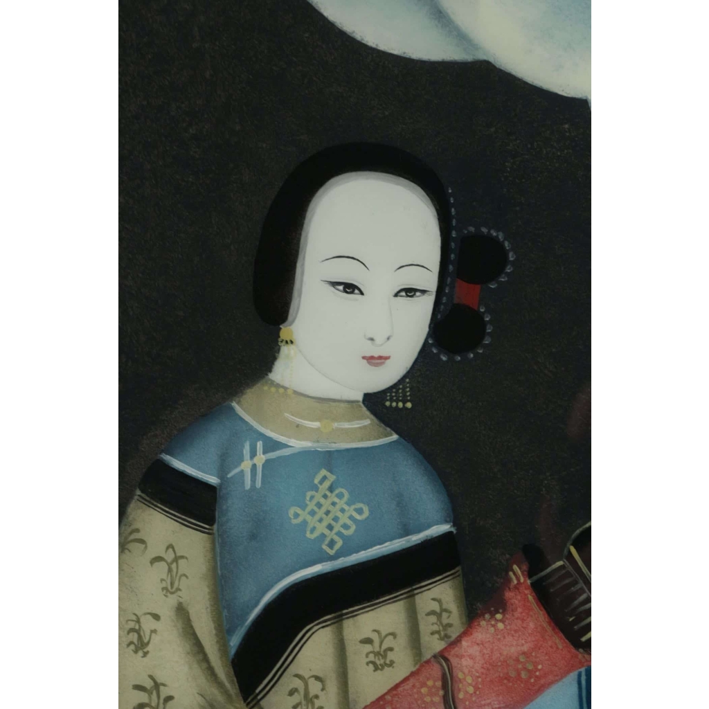 Paire de Sous -Verre, Art d’Asie | Biron Paire de Sous -Verre, Art d'Asie