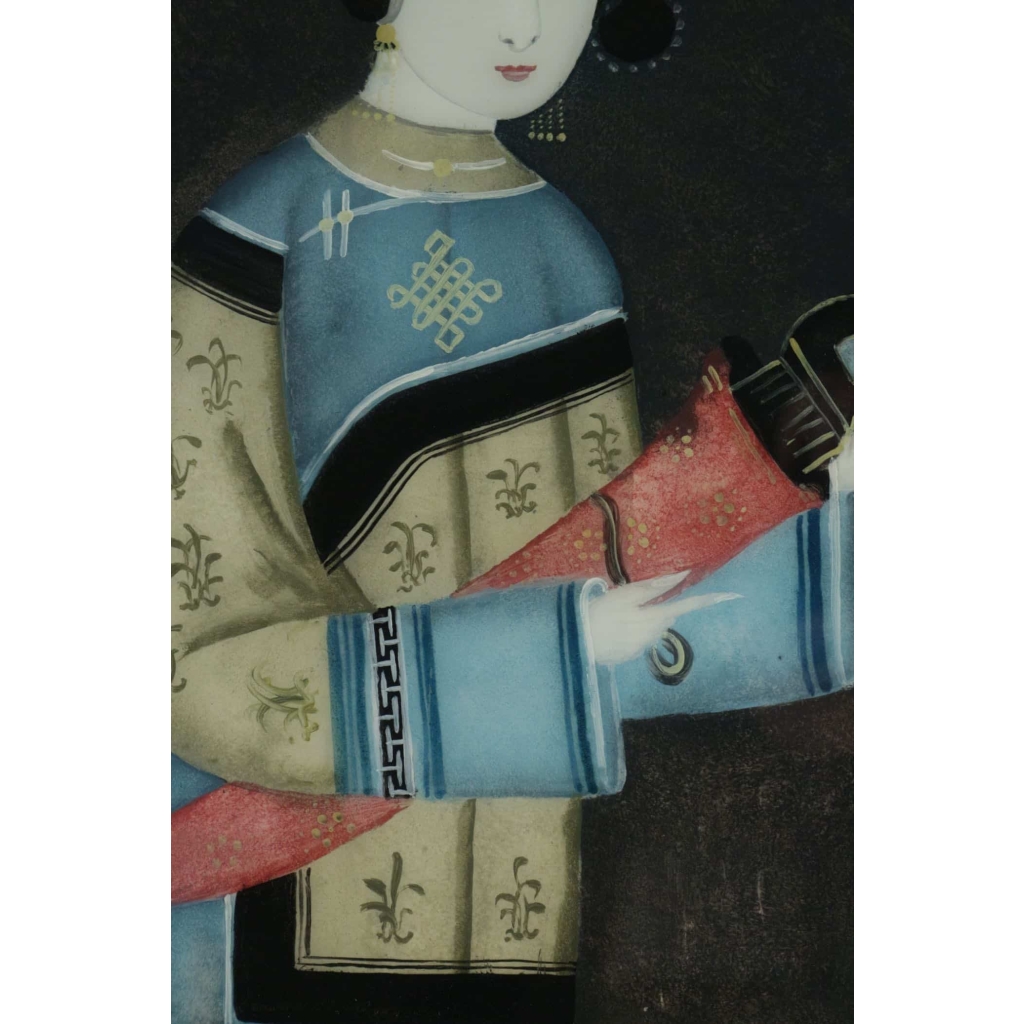 Paire de Sous -Verre, Art d’Asie | Biron Paire de Sous -Verre, Art d'Asie