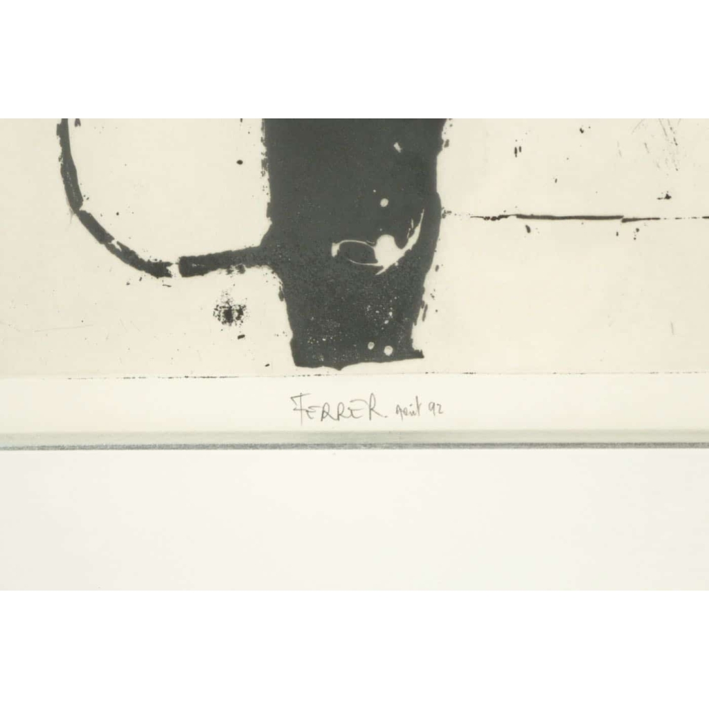 Gravure, Lithographie, Signée Ferrer | Biron Gravure, Lithographie, Signée Ferrer