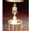 1950/70 Lampe A l Ananas en Bronze en Laiton Signée Charles & Fils