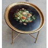 1950/70 Table Basse Plateau Laque de Chine Maison Bagués en Laiton,Pieds Griffe | Biron |||||