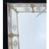 1970 Miroir Aux Etoiles Filantes Style Véronese Rectangulaire Parecloses et Fleurs Dorées a l Or 102 X 82 cm | Biron 1970 Miroir Aux Etoiles Filantes Style Véronese Rectangulaire Parecloses et Fleurs Dorées a l Or 102 X 82 cm
