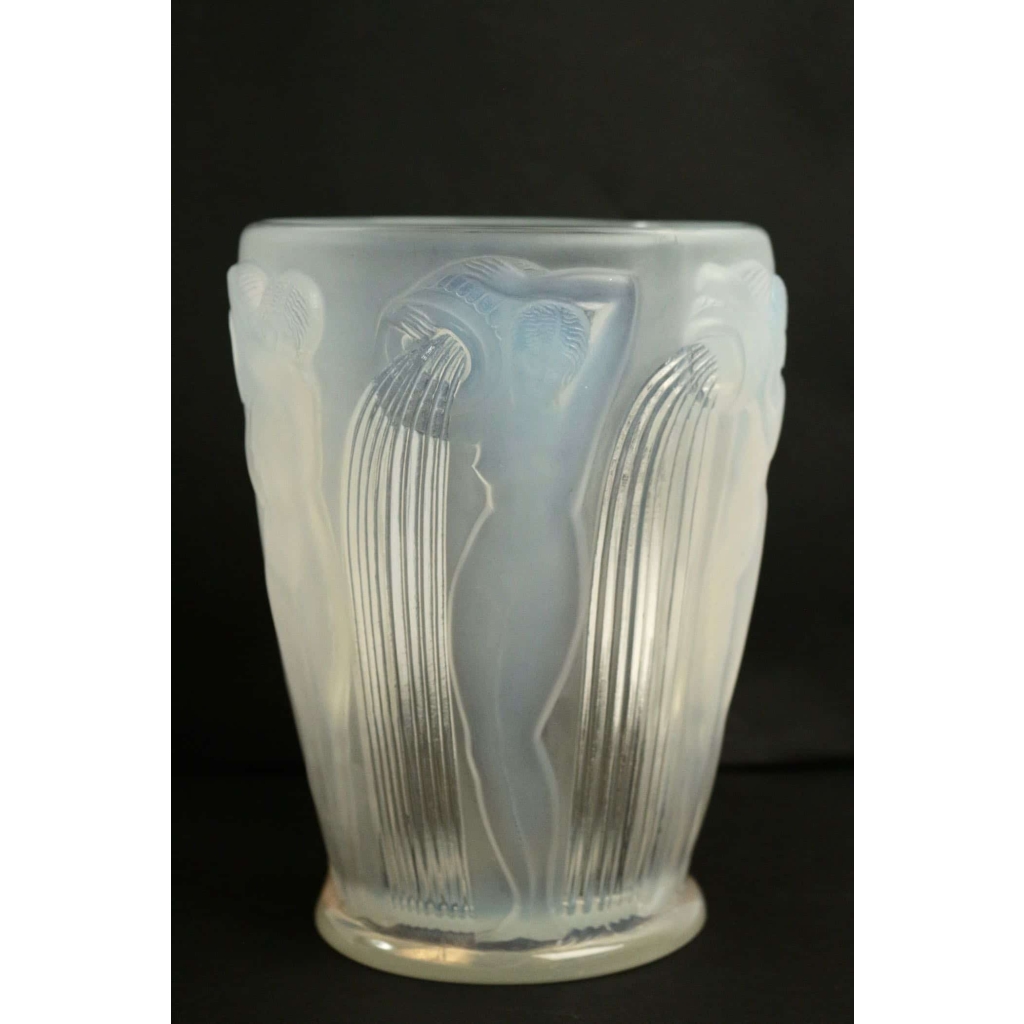 René Lalique Opalescent « Danaides » Vase | Biron René Lalique Opalescent "Danaides" Vase