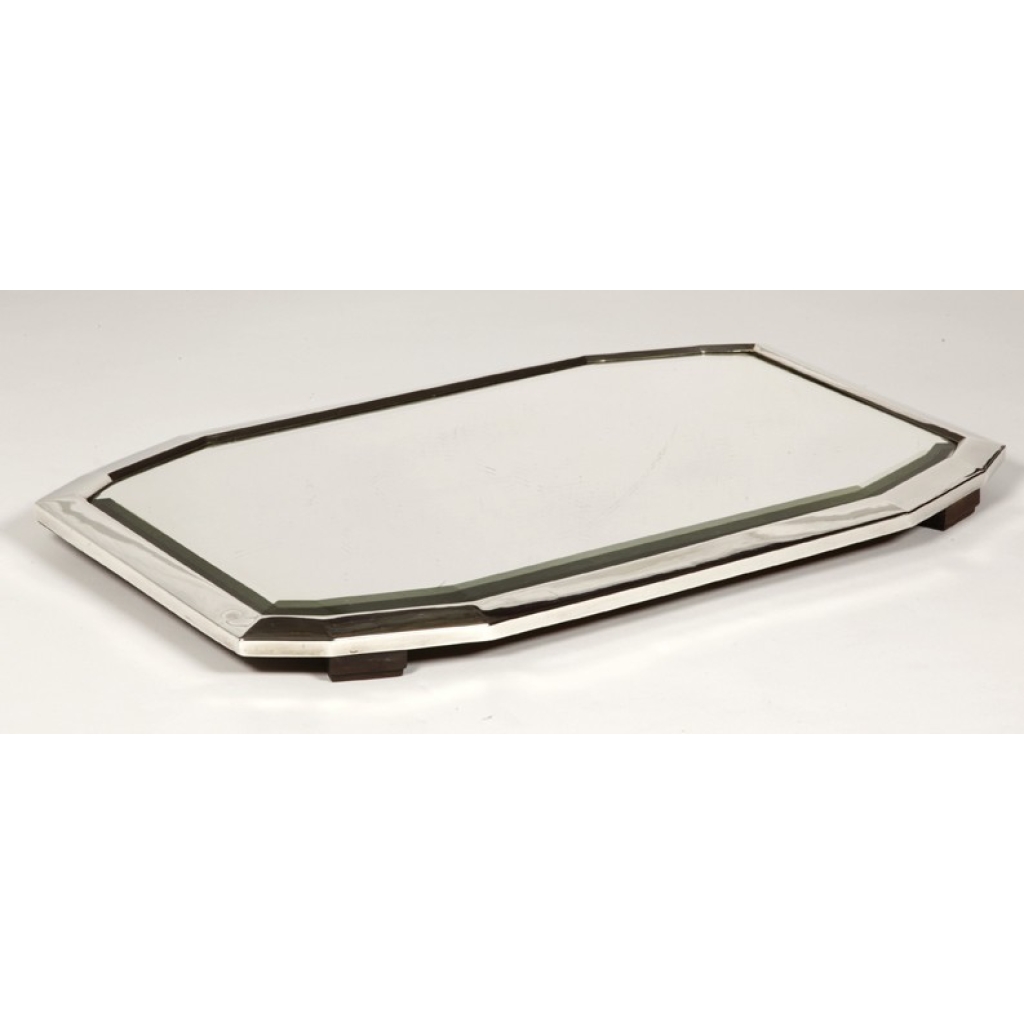 Orfèvre HENIN – Surtout de table en argent massif d’époque ART DECO | Biron Surtout de table une partie par HENIN