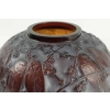 René Lalique Vase » Perruches » Teinté Ambre | Biron René Lalique Vase" Perruches " Teinté Ambre