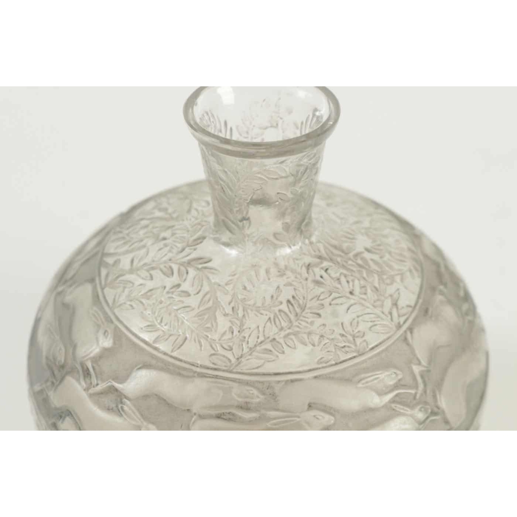 René Lalique Vase « Lièvres » | Biron René Lalique Vase "Lièvres"