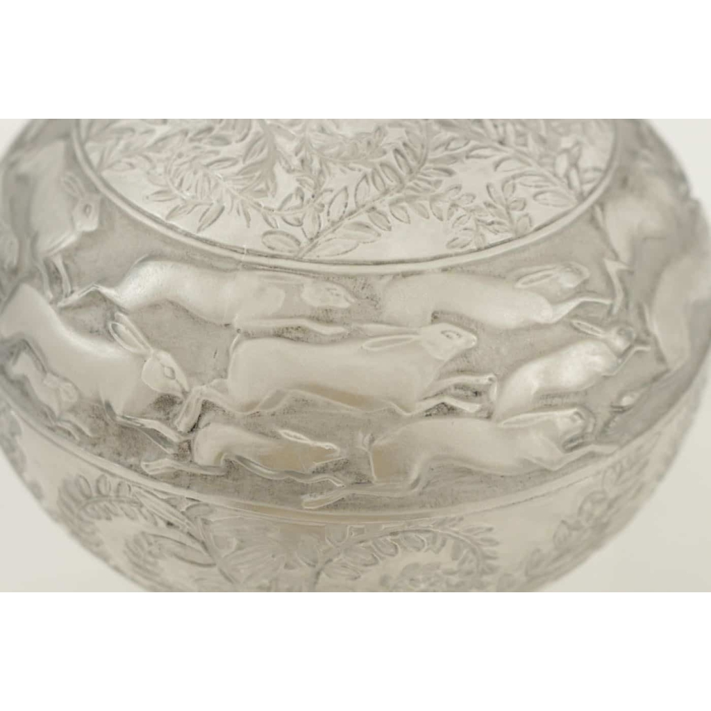 René Lalique Vase « Lièvres » | Biron René Lalique Vase "Lièvres"