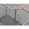 1950/70 Gueridon Maison Bagues Modele Bambou Laiton Argenté Angles Concaves | Biron 1950/70 Gueridon Maison Bagues Modele Bambou Laiton Argenté Angles Concaves