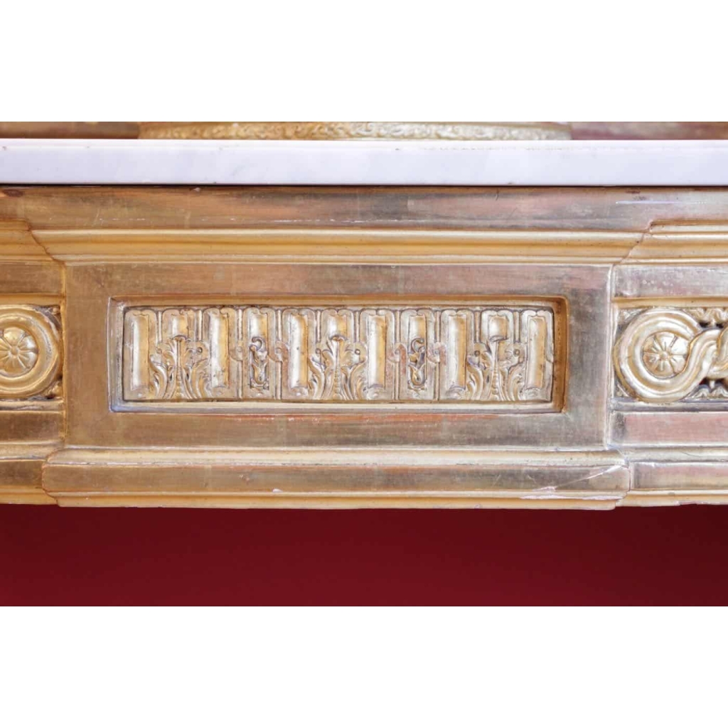 Console Louis XVl bois doré | Biron Console Louis XVl bois doré