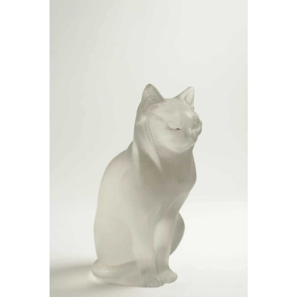 René Lalique (1860-1945) « Chat Assis » | Biron ||||||