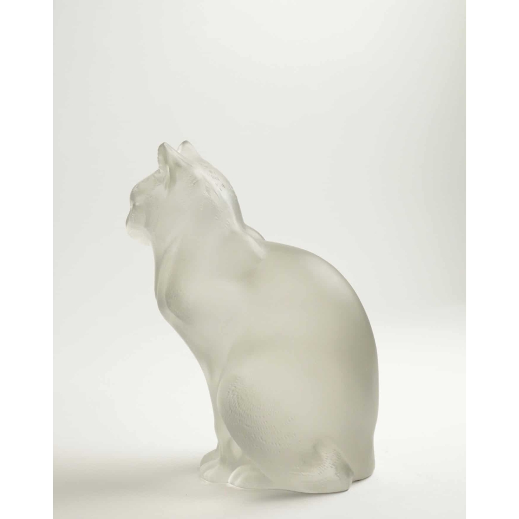 René Lalique (1860-1945) « Chat Assis » | Biron René Lalique (1860-1945) "Chat Assis"