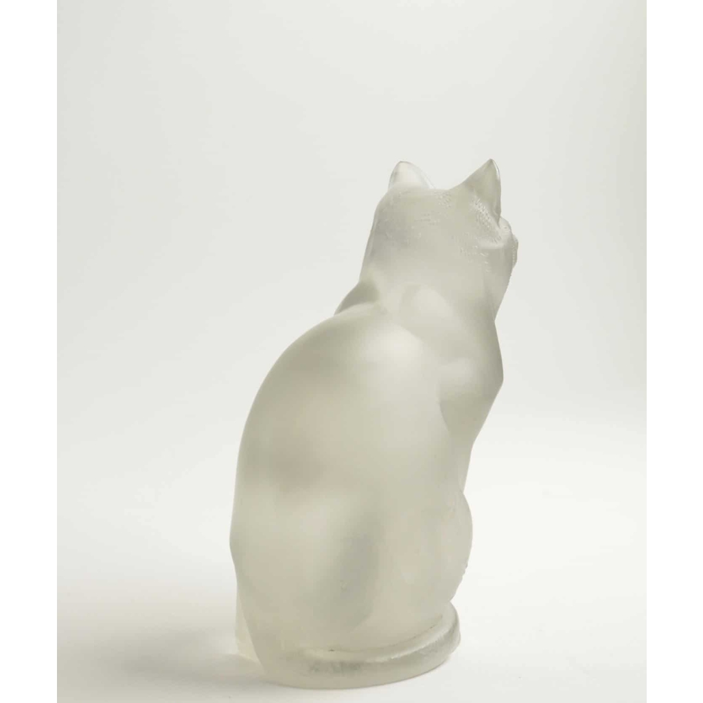 René Lalique (1860-1945) « Chat Assis » | Biron René Lalique (1860-1945) "Chat Assis"