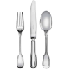 Christofle Flatware « Chinon » Silverplated 103 pieces | Biron |||||