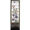 PAIRE DE VITRAUX Á DECOR FLORAL | Biron PAIRE DE VITRAUX Á DECOR FLORAL