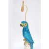 Paire de lampes perroquets en faience, circa 1970