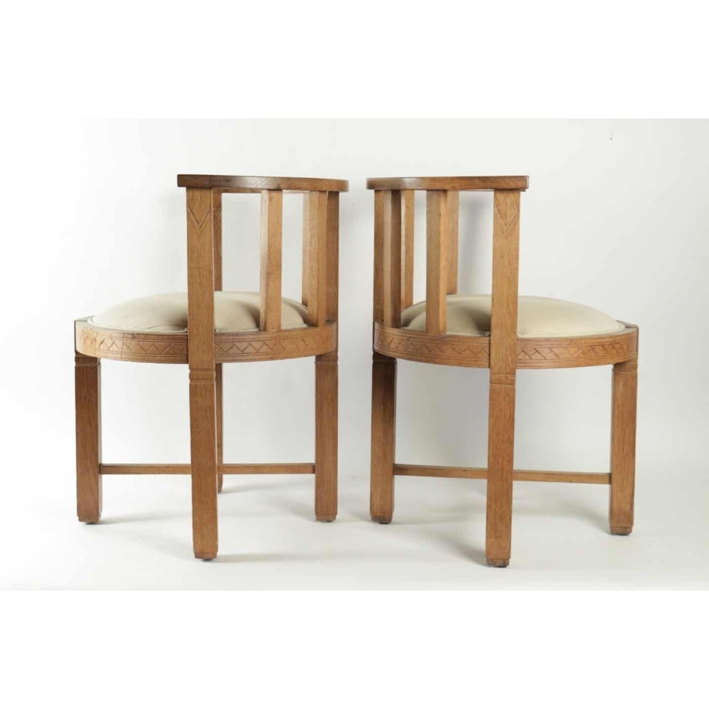Jallot Léon,paire de fauteuils | Biron Jallot Léon,paire de fauteuils